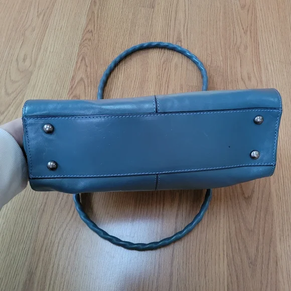 Patricia Nash Safflower Blue Leather Bag - Picture 5 of 7